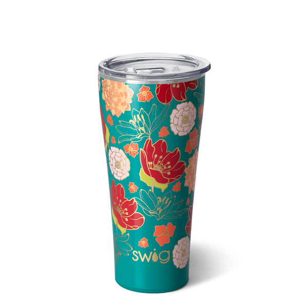 fire poppy swig 32 oz tumbler