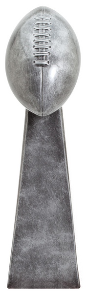 Football Trophy - Silver Standing