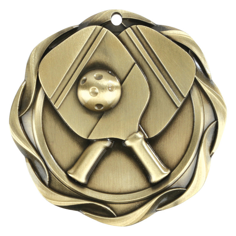 gold pickleball fusion medal