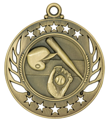 galaxy baseball medallion