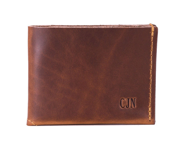 Genuine Leather Bi-Fold Wallet