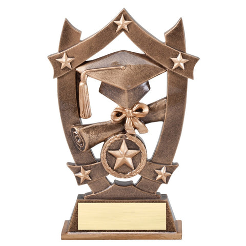 graduation resin trophy