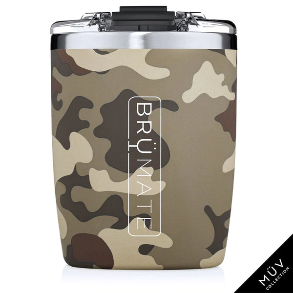 green camo brumate rocks tumbler