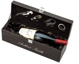 Gray Wine Bottle Box