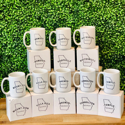 State Of Georgia Hometown Coffee Mug