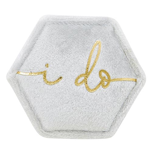 "I Do" Wedding ring box