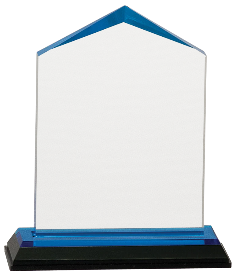 Acrylic Award - Blue Jewel Impress