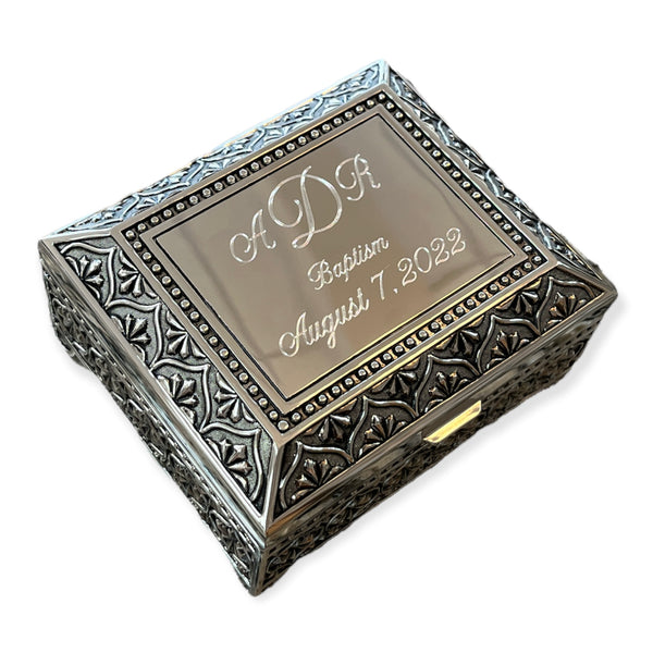 Jewelry Box - Silver Square
