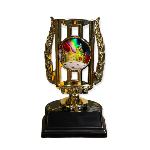 kid's king trophy with free engraved plate