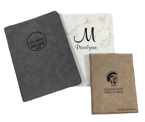 Personalized Small Leatherette Portfolio