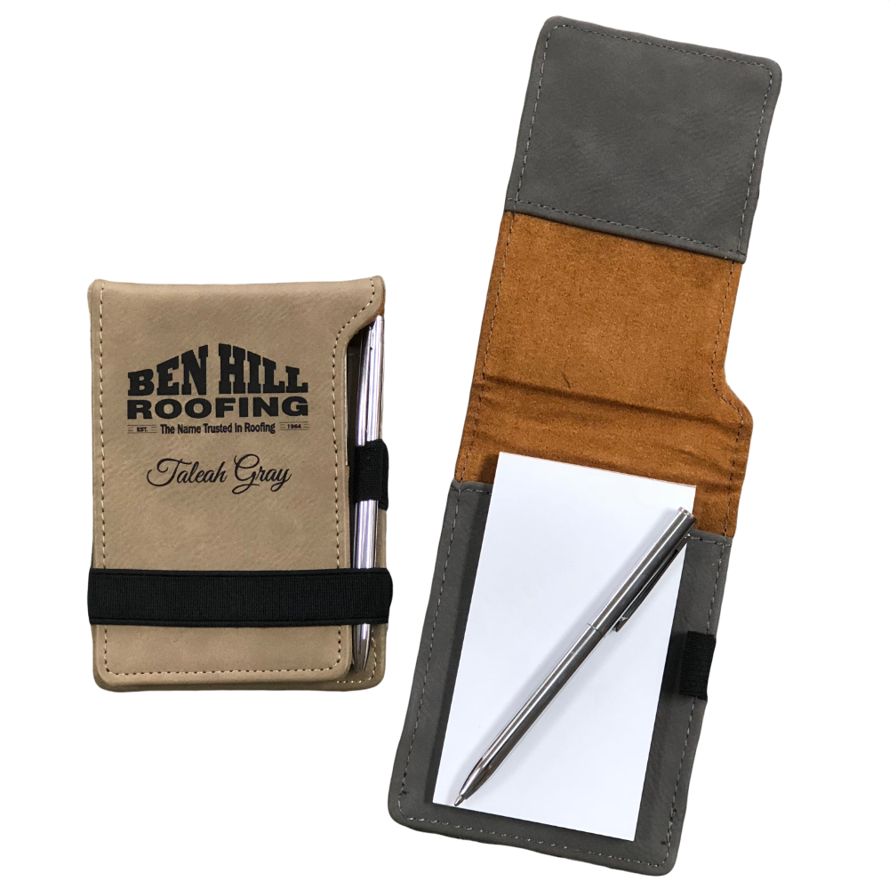 Small Engraved Notepad | Personalized Mini Notepad | Engraved Pocket ...