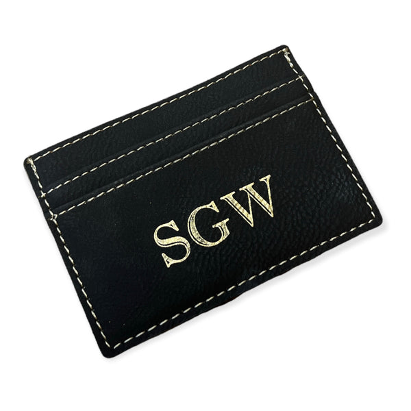Money Clip - Leatherette w/ Card Holder
