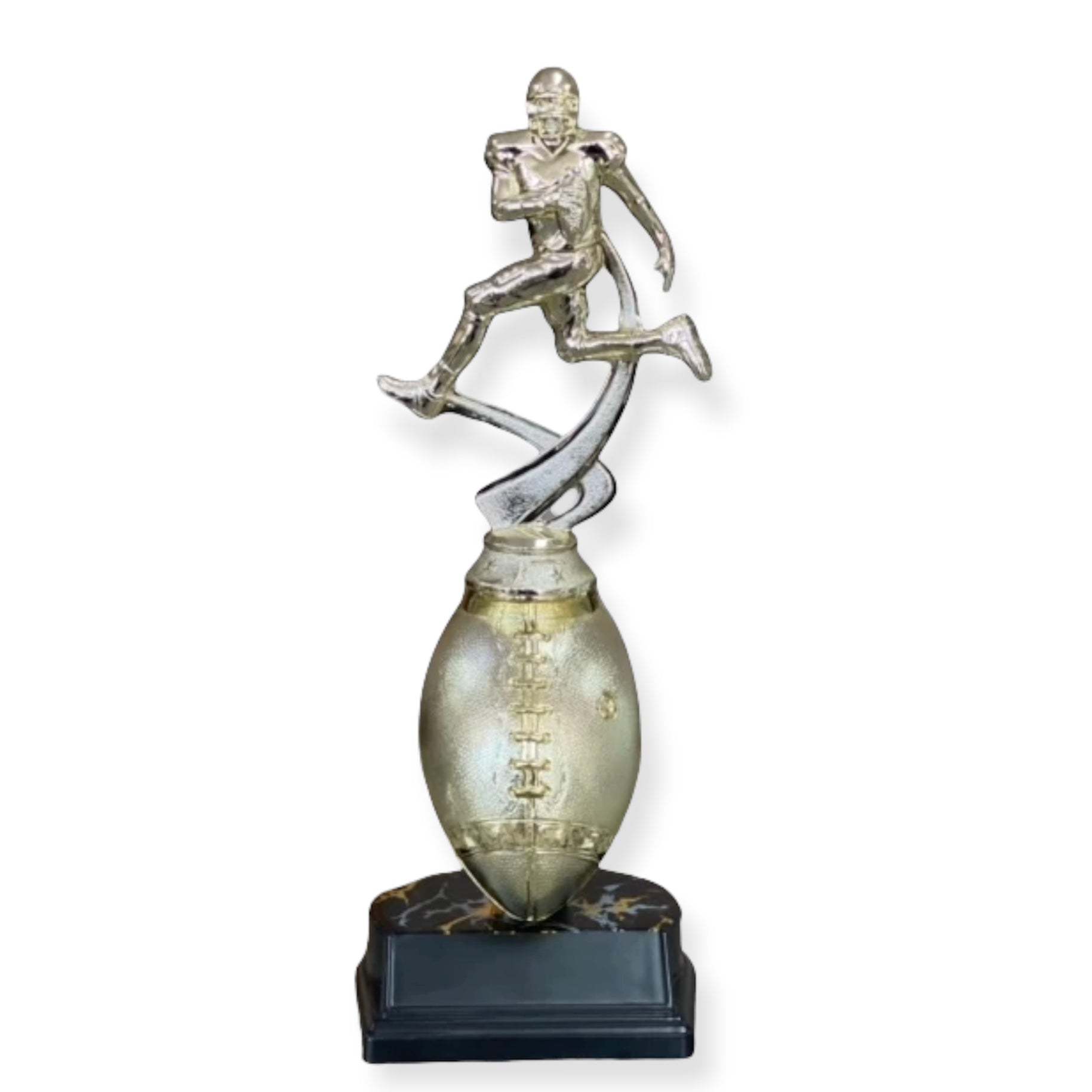 motion football trophy with free engraved plate