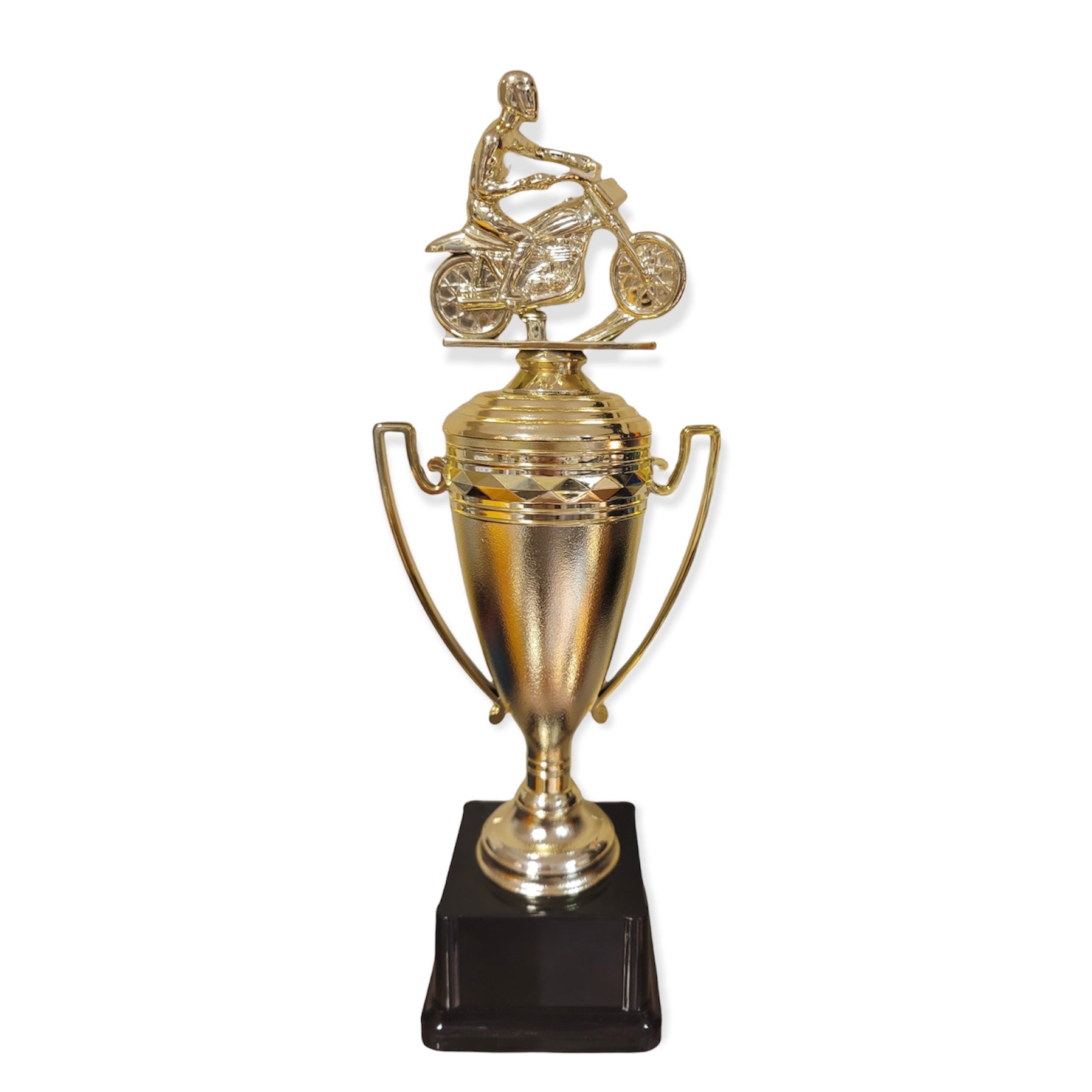 motorcycle trophy with free engraving