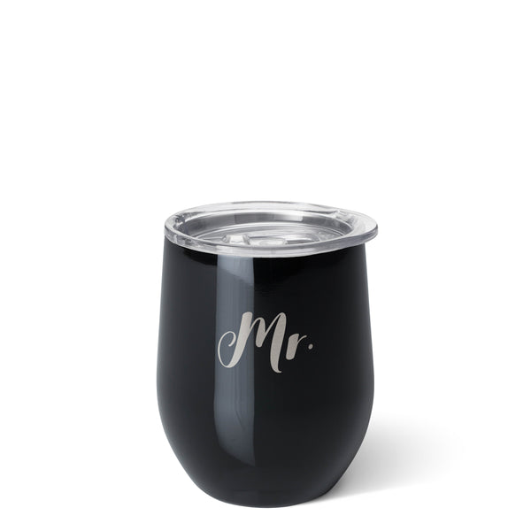 Groom stemless wine tumbler