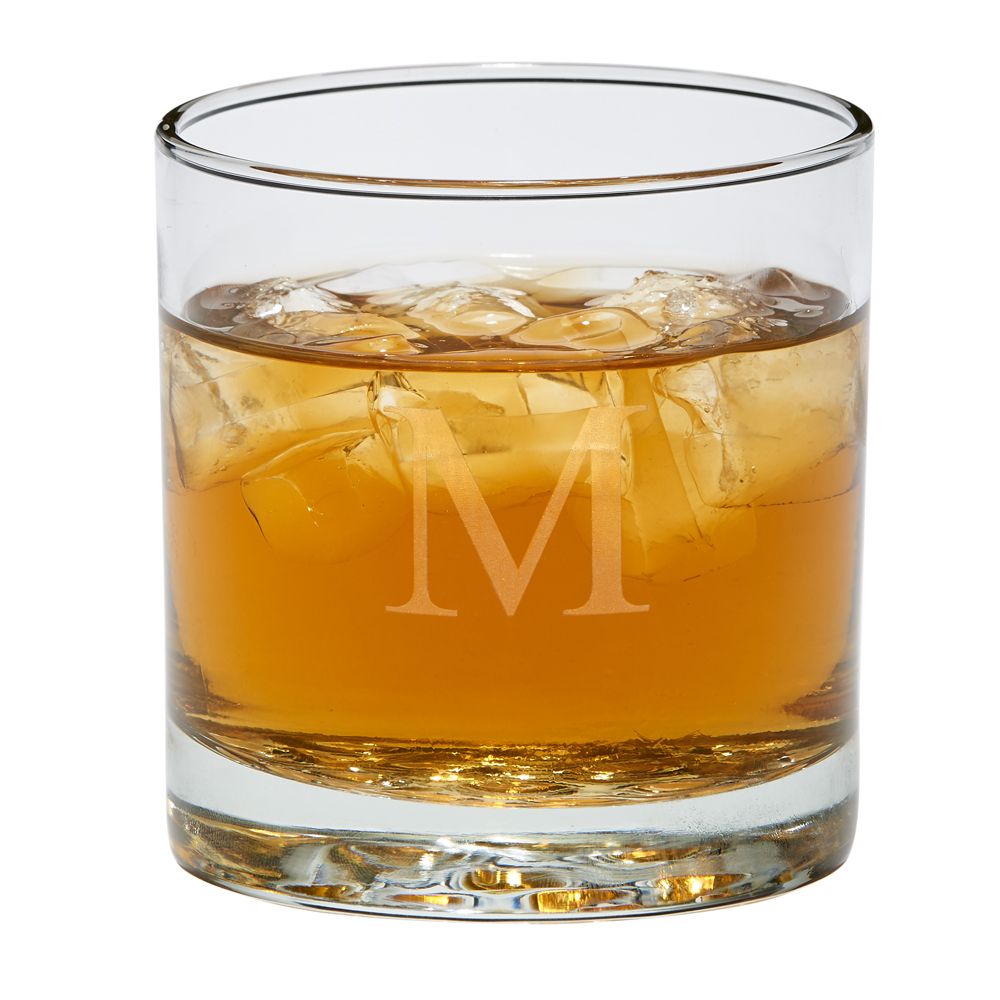 Engraved Rocks Glass | Personalized Whiskey Glasses | Free Engraving