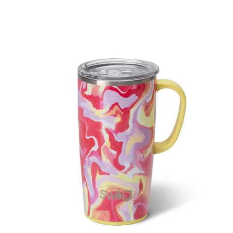 Swig pink lemonade 22 oz travel mug