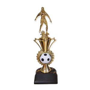 soccer radiance trophy with free engraved plate