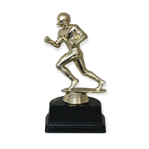 running back football trophy