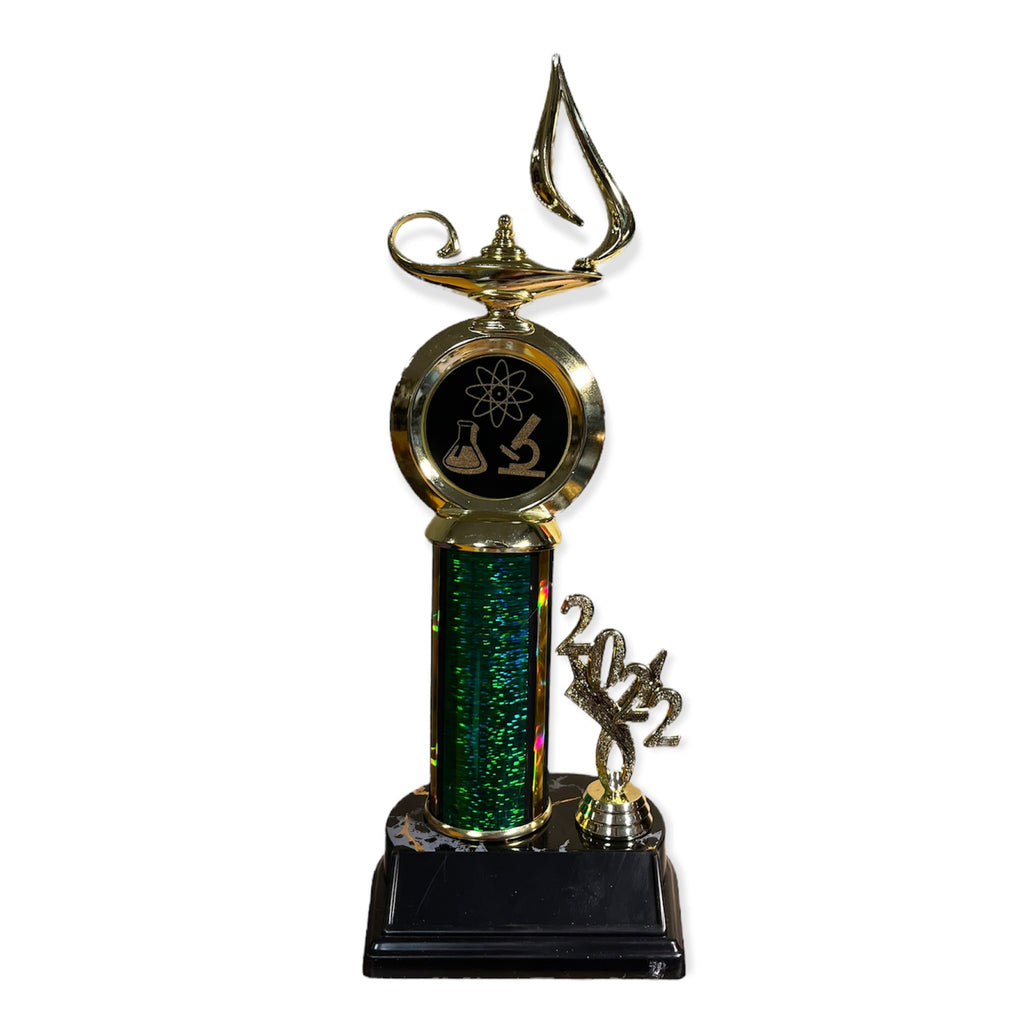 Science Trophy Custom Academic Trophies | Science Trophies | FREE Engraved Plate