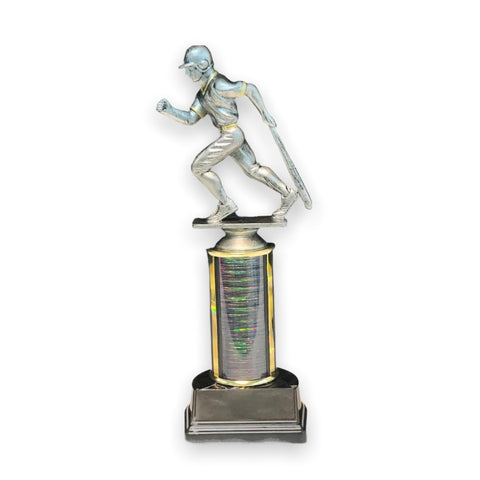 Trophée Baseball MidNite Star en résine avec plaque gravée au laser Trophée Baseball MidNite Star en résine avec plaque gravée au laser