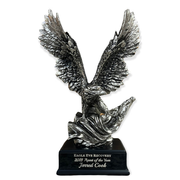 large engraved silver eagle