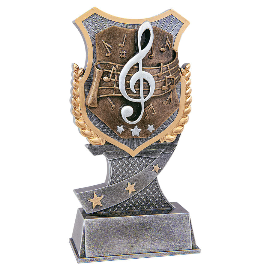 Music Trophy - Silver Shield