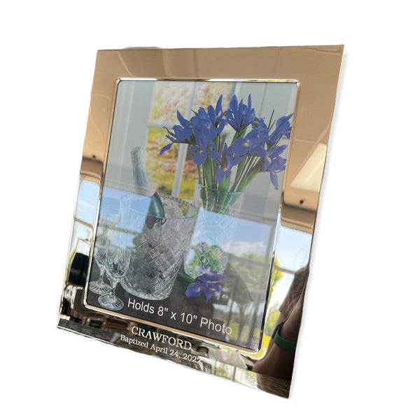 Picture Frame - 8"x10" Shiny Silver