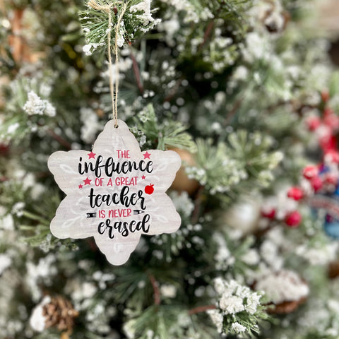 Thank You Teacher Ornament