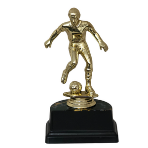 Cheaper Soccer Trophy on Black Base / Figure on a Base Trophy