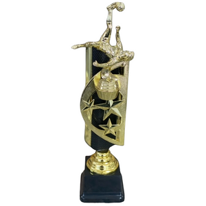 Bicycle Kick Soccer Topper on Riser Trophy