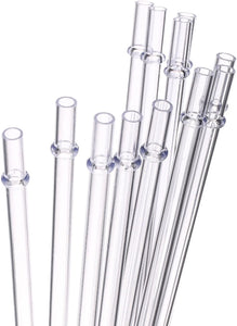 Swig 10.5" clear reusable drinking straw