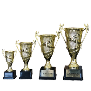 plastic cup trophy with free engraved plate