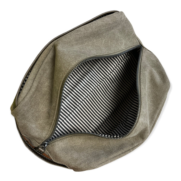 canvas toiletry bag