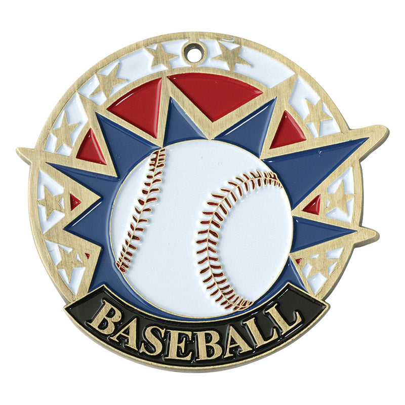 gold usa baseball medal