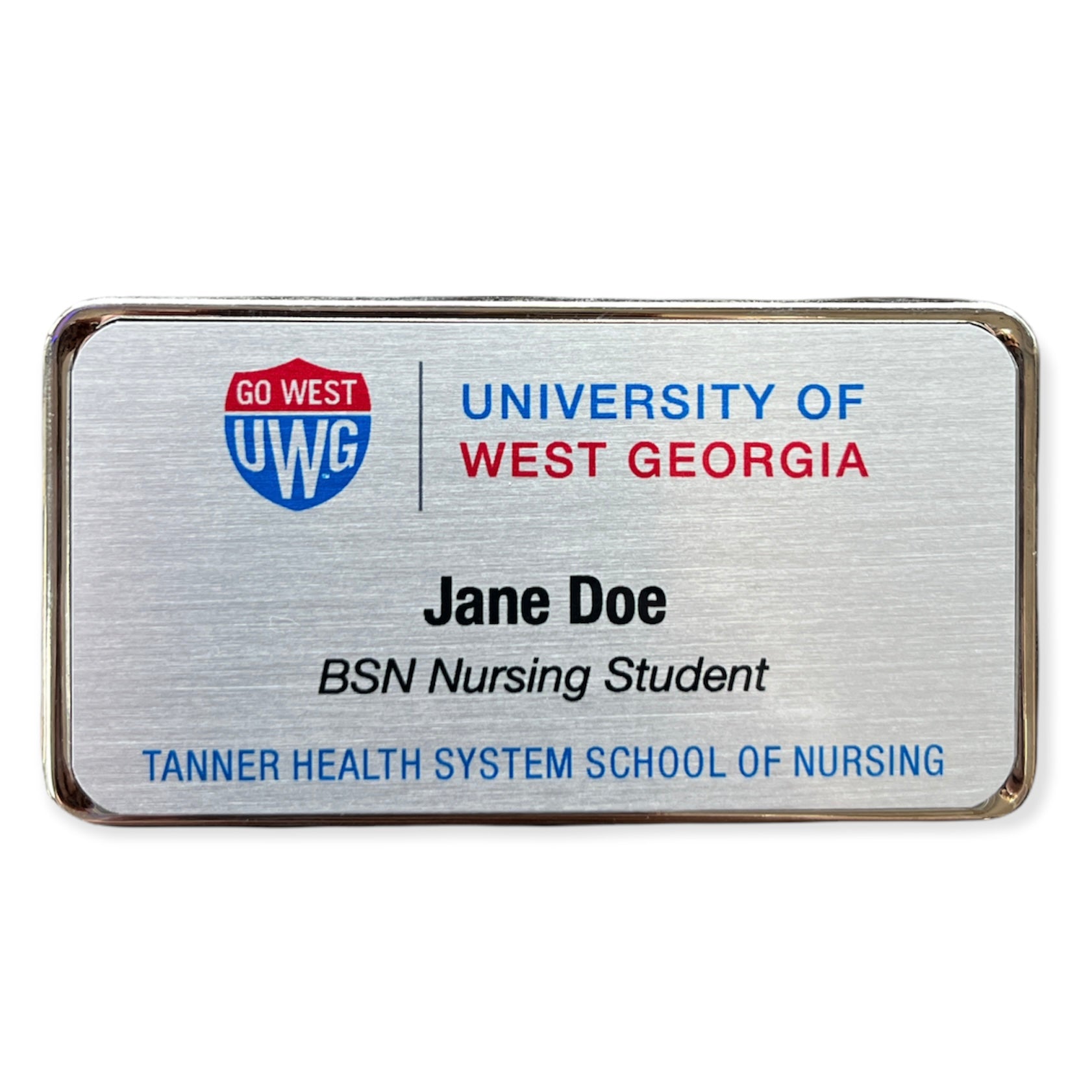 uwg nursing student name badge