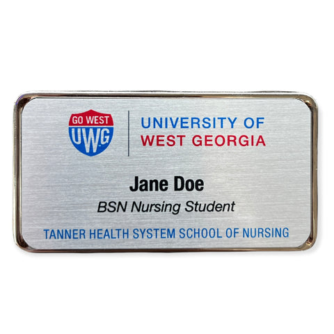 uwg nursing student name badge