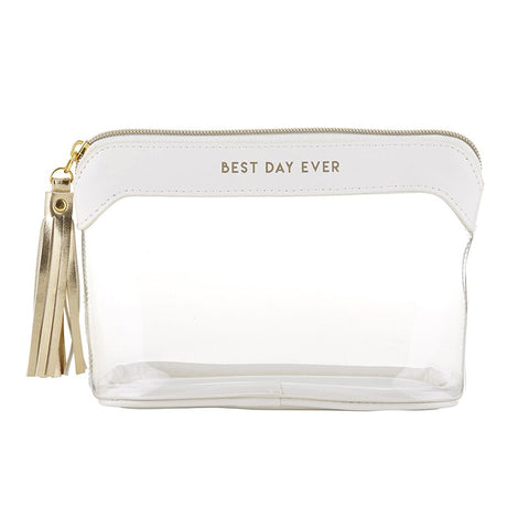 Wedding day cosmetic bag